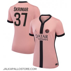 Paris Saint-Germain Milan Skriniar #37 Kolmaspaita Naisten 2024-25 Lyhythihainen